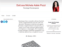 Tablet Screenshot of michelapozzi.com